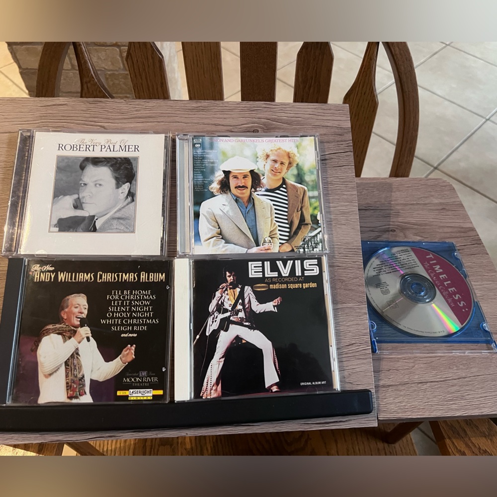 Assorted Music CD Lot - Elvis and More - Black, White, Brown Covers